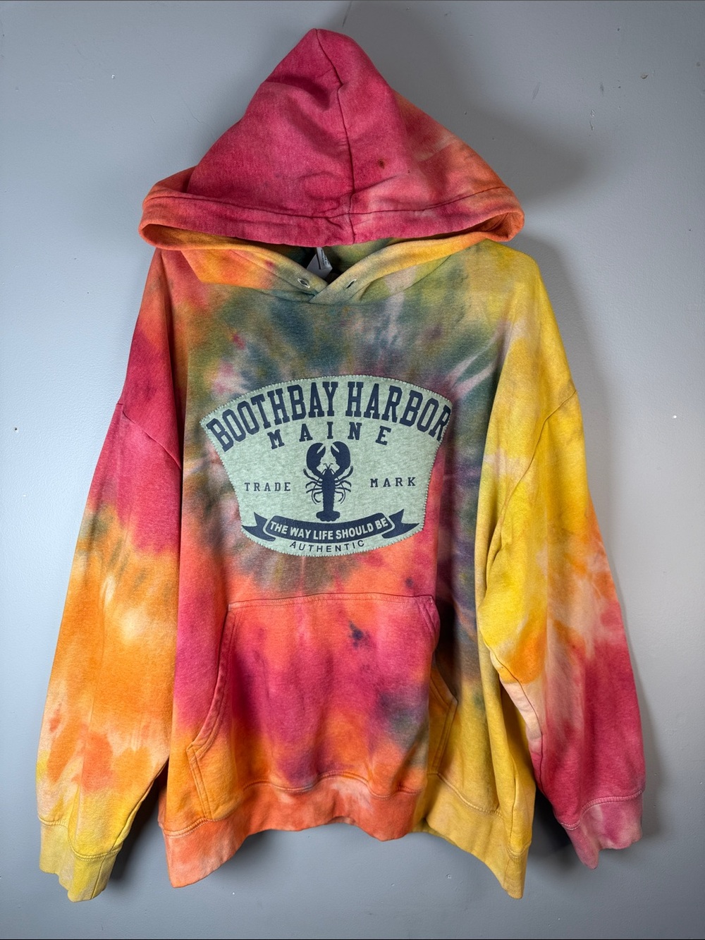 Maine Tie-Dye Hoodie - Multicolor